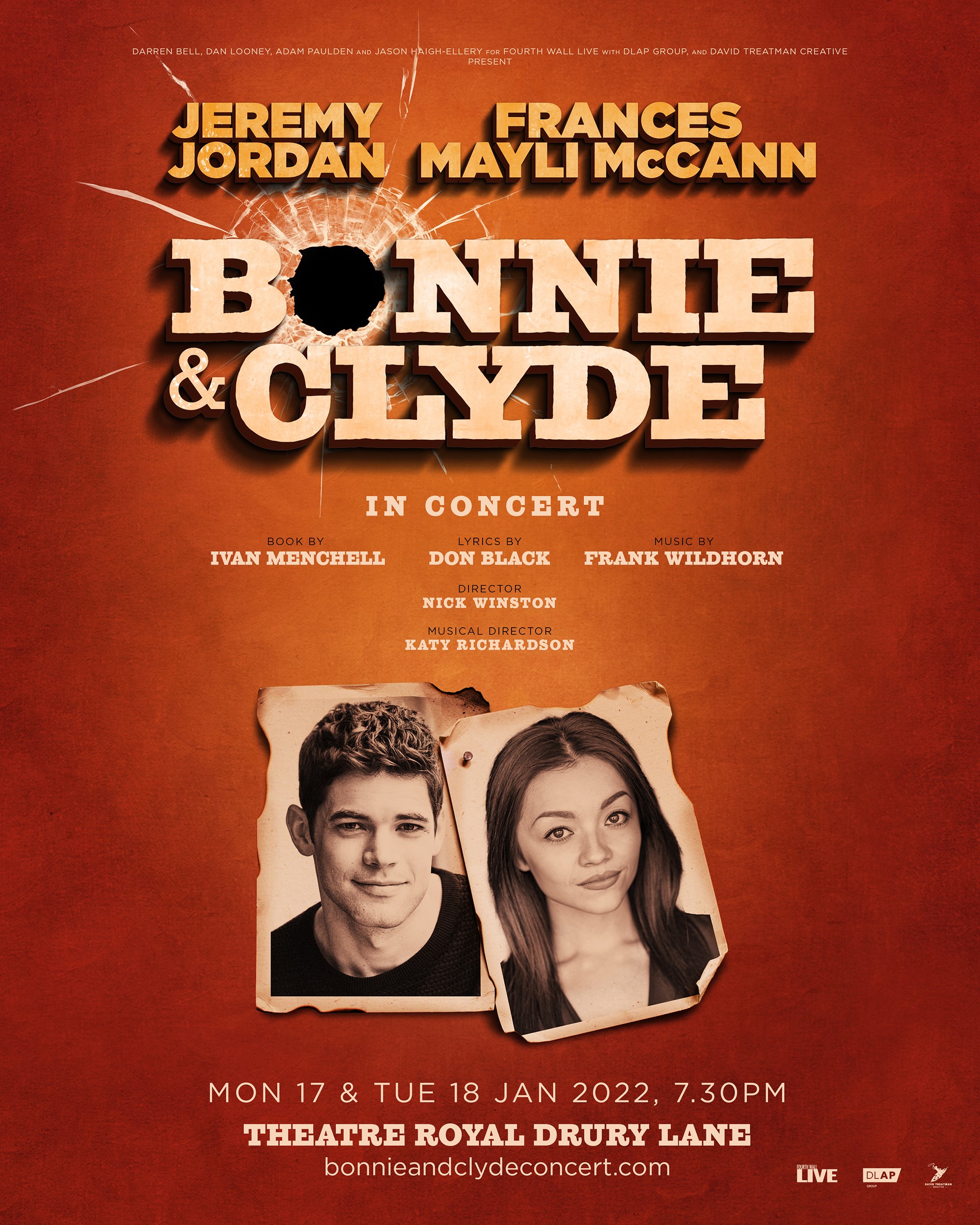 Full Cast and Company Announced For BONNIE AND CLYDE IN CONCERT * Fairy